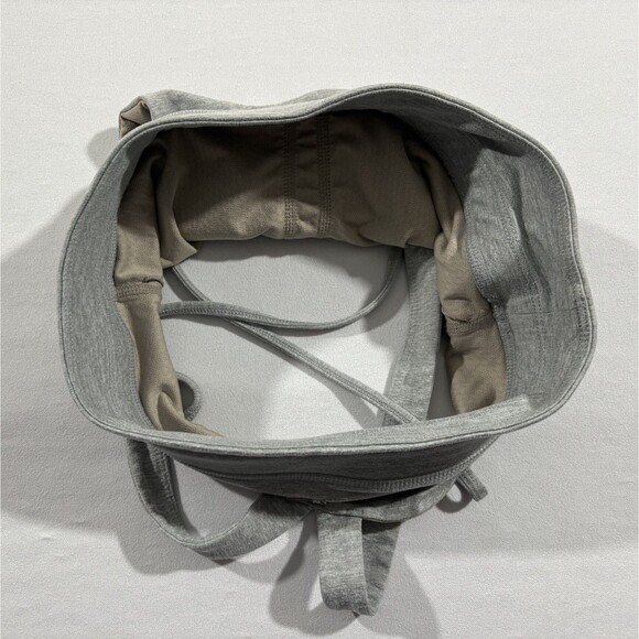 Vuori Juno Bra Women XS Racerback Yoga Workout Sports Bra Heather Gray VW136 - Picture 5 of 6